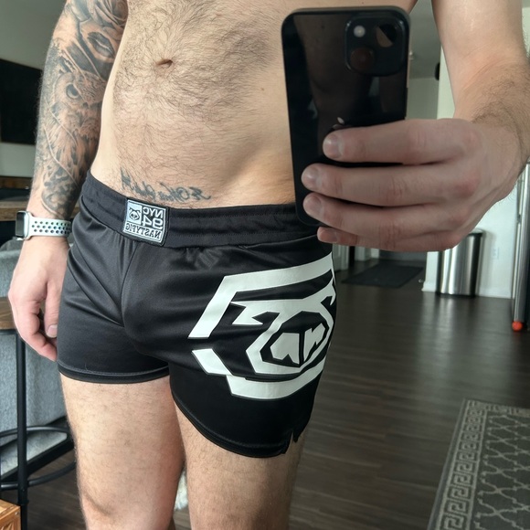 Nasty Pig Black and White Shorts - Picture 2 of 3
